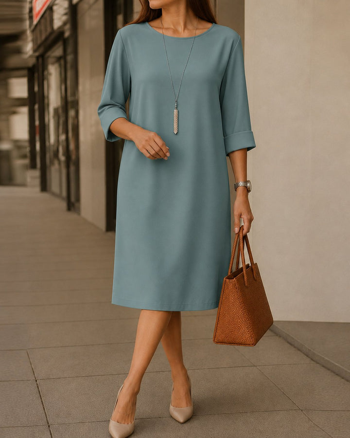 Rosette | Tummy-Concealing Midi Dress