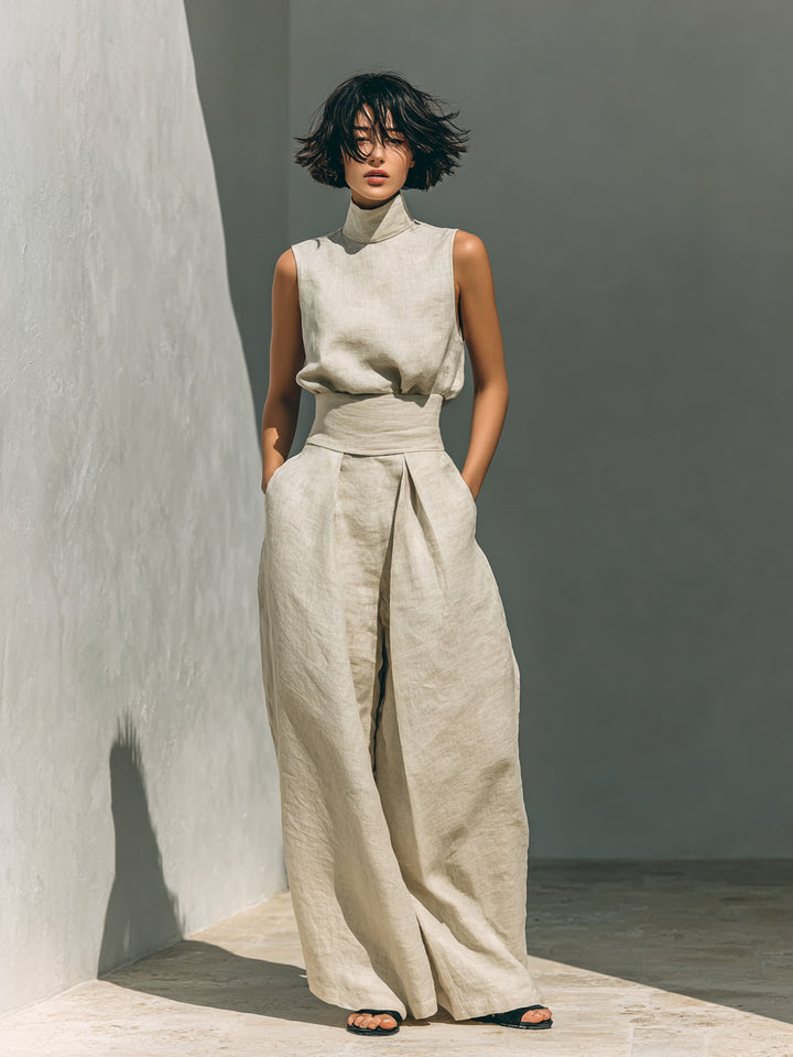 Bridget | Wide-Leg Cotton Set