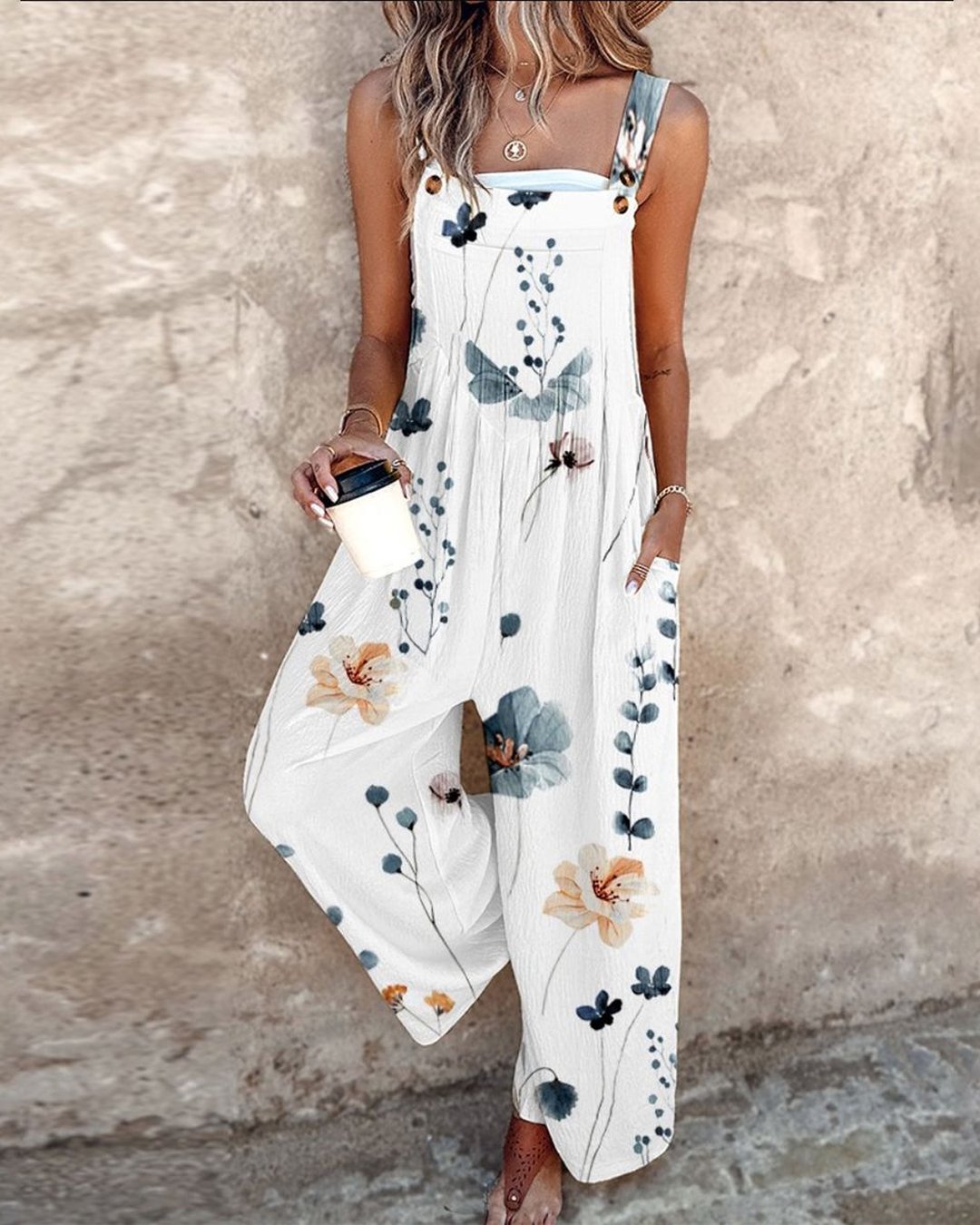 Aletha | Printed Overalls