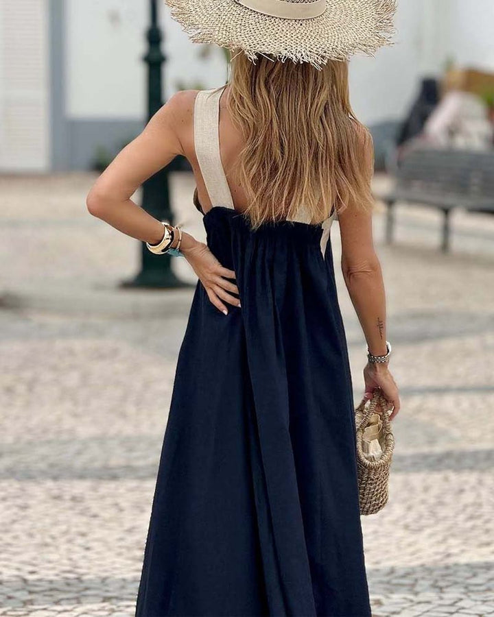 Marlena | Breathable Comfortable Crossed Maxi Dress