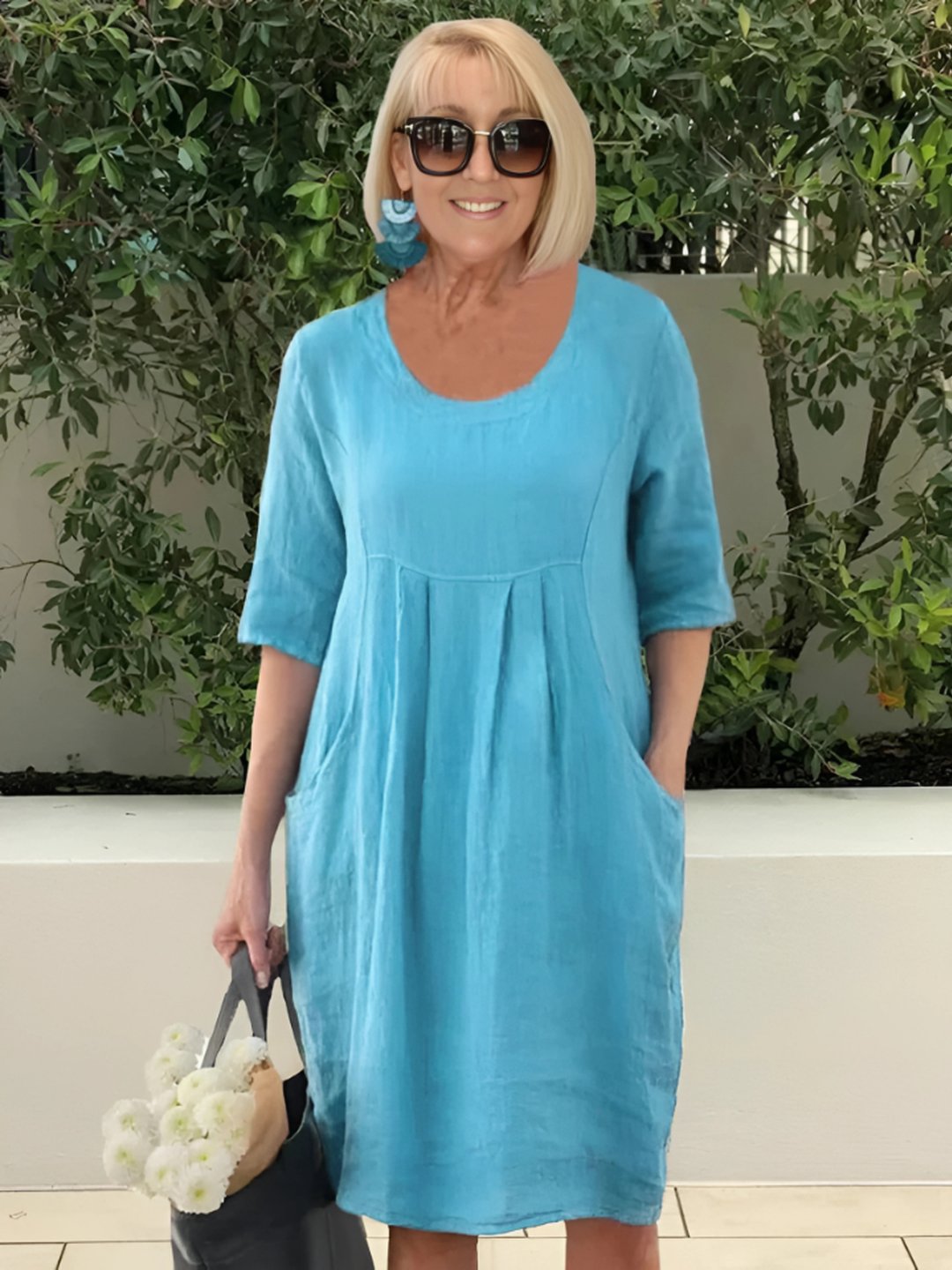 Greer | Loose Dress with Pockets