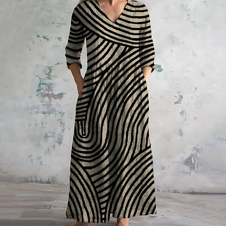 Vittoria | Vintage Striped Dress