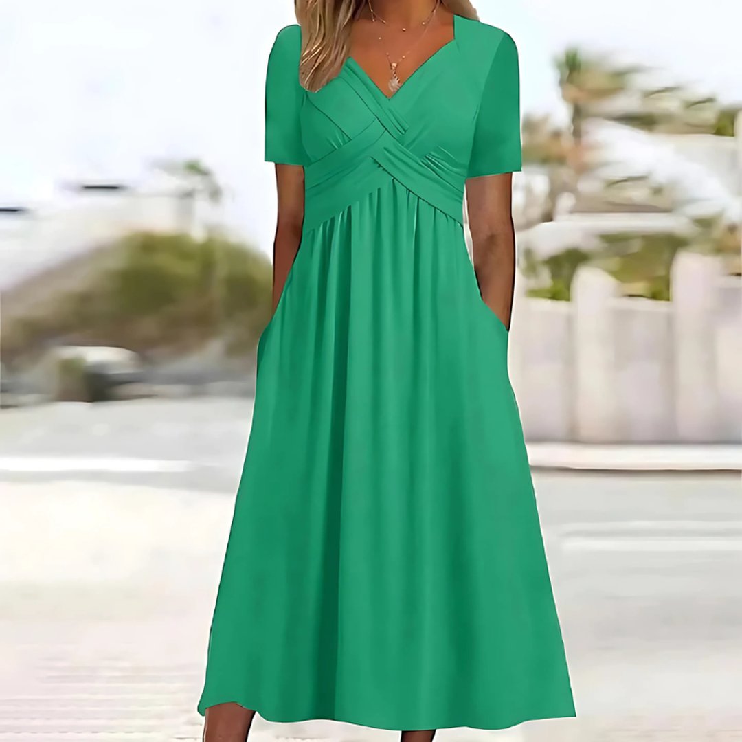 Valda | Elegant Dress with Tummy Coverage