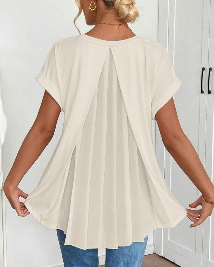 Lucretia | Patchwork Short-Sleeved T-Shirt