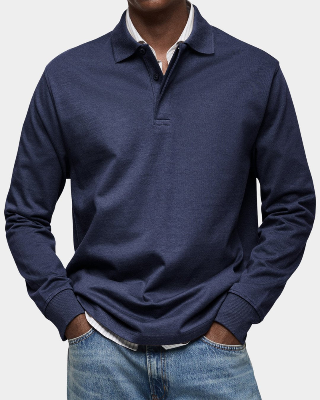 Godfrey | Classic Long-Sleeve Polo Shirt