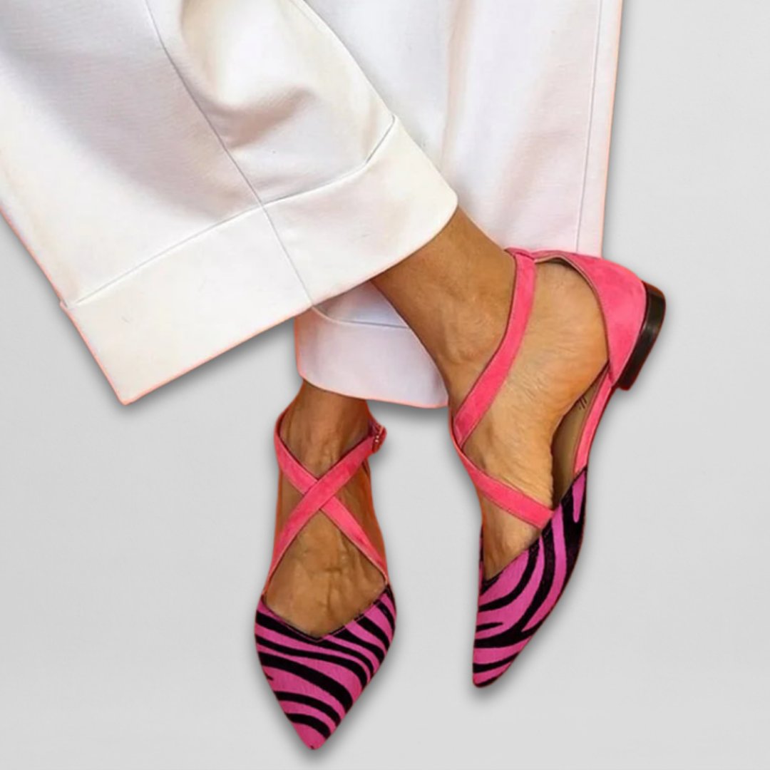 Megan | Ballet Flats with Straps