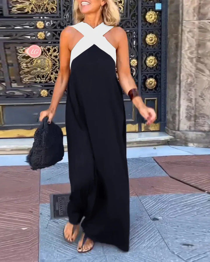 Marlena | Breathable Comfortable Crossed Maxi Dress