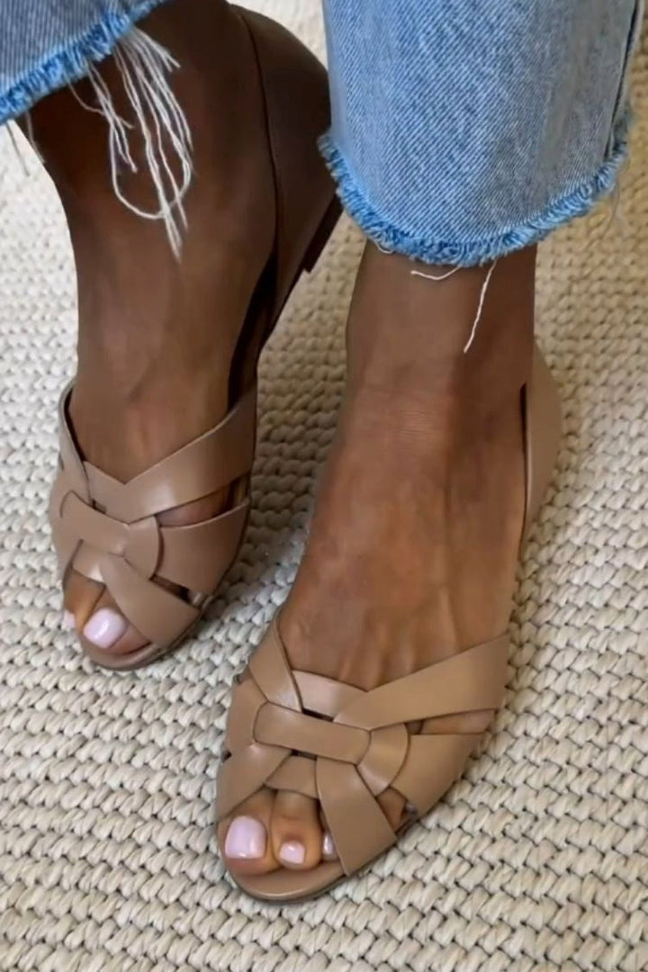 Deanne | Open Toe Espadrilles