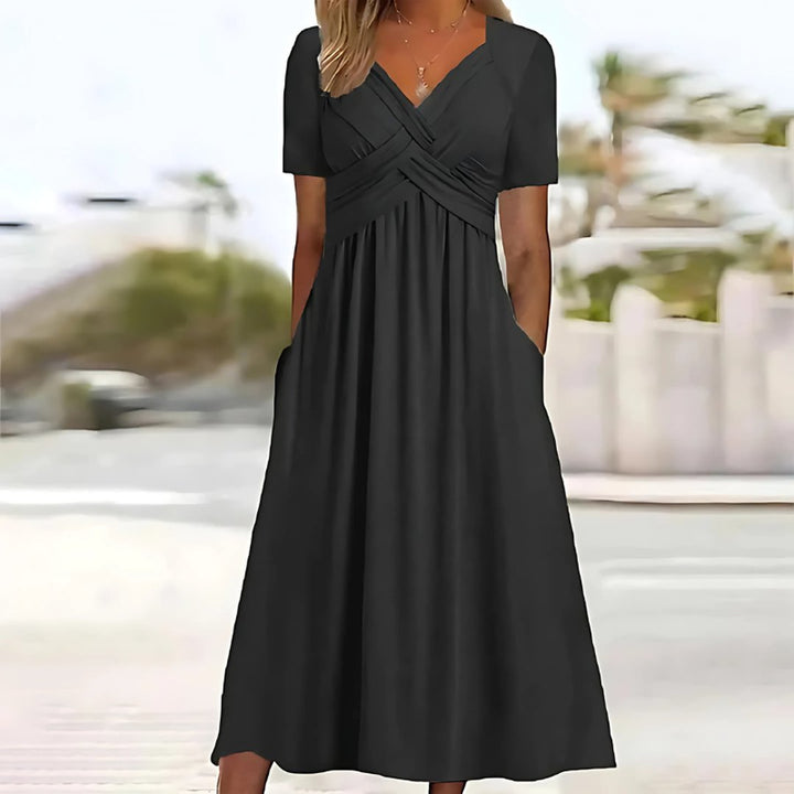 Valda | Elegant Dress with Tummy Coverage