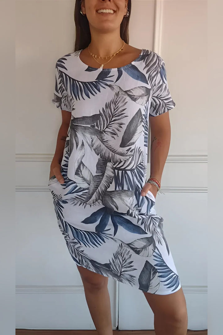 Fenella | Comfy Round Neck Dress