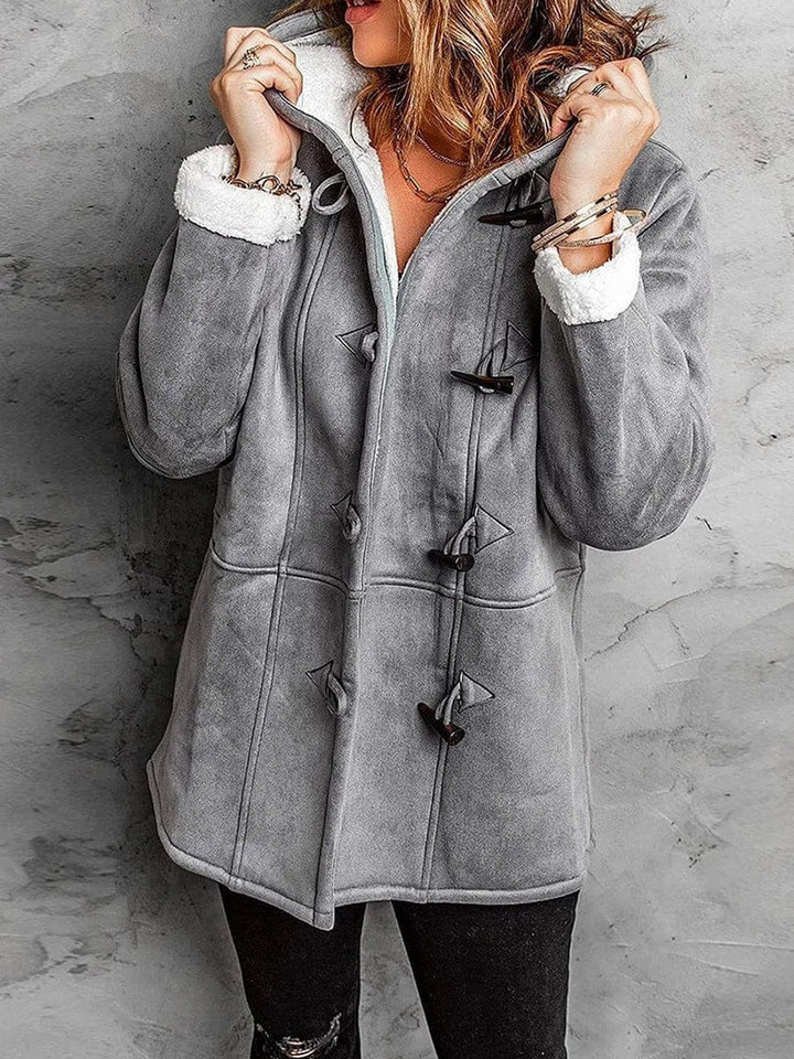 Genevieve | Hooded Toggle Winter Coat