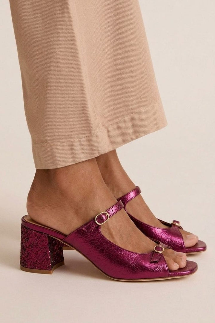Soledad | Block Toe Heeled Sandals