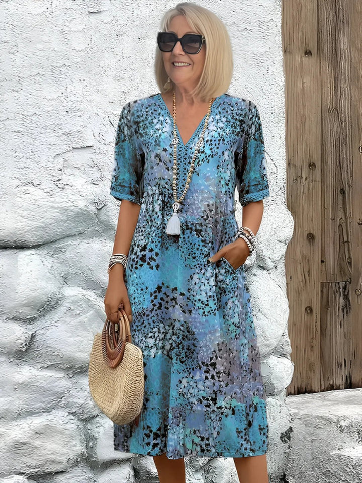 Gail | Vibrant Mid Length Dress