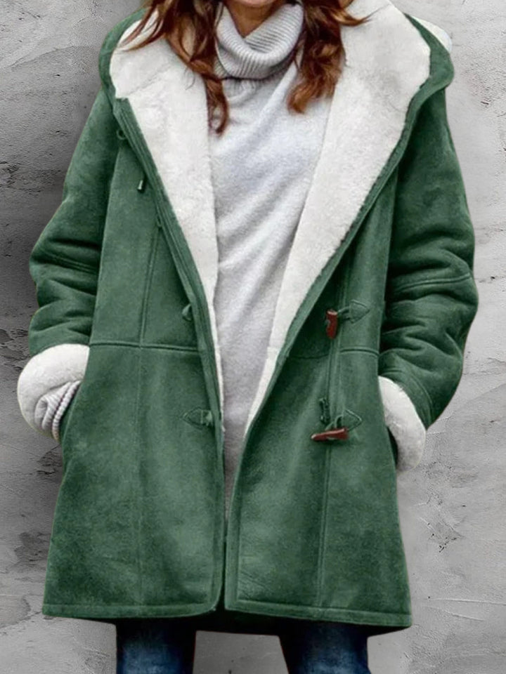 Genevieve | Hooded Toggle Winter Coat