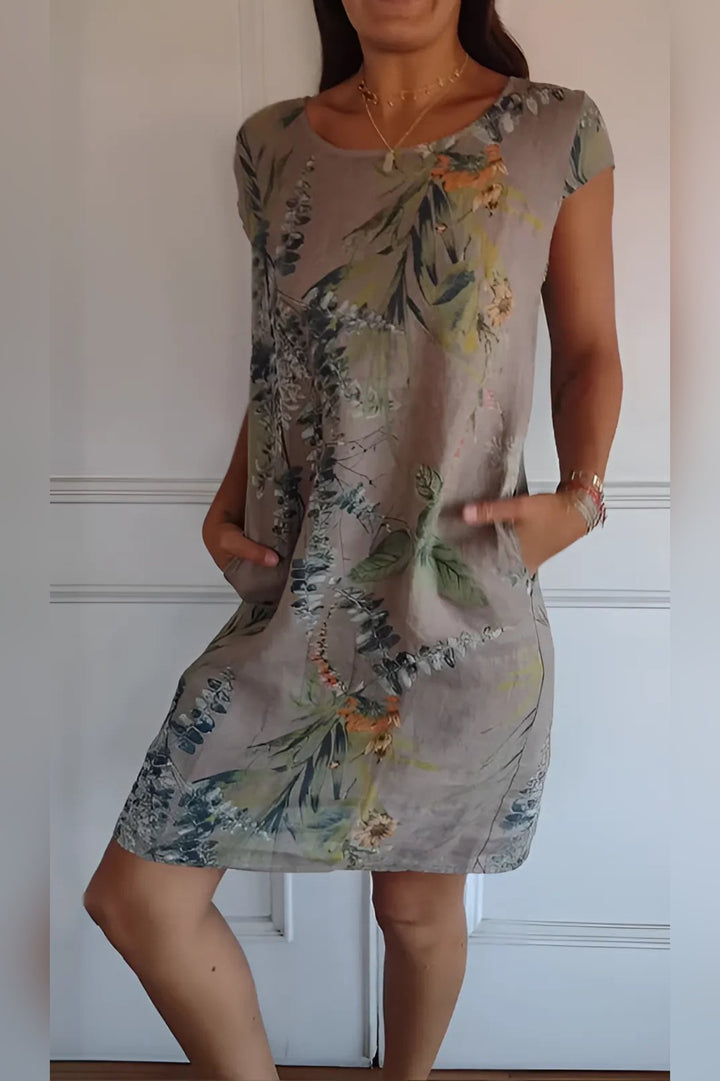 Fenella | Comfy Round Neck Dress