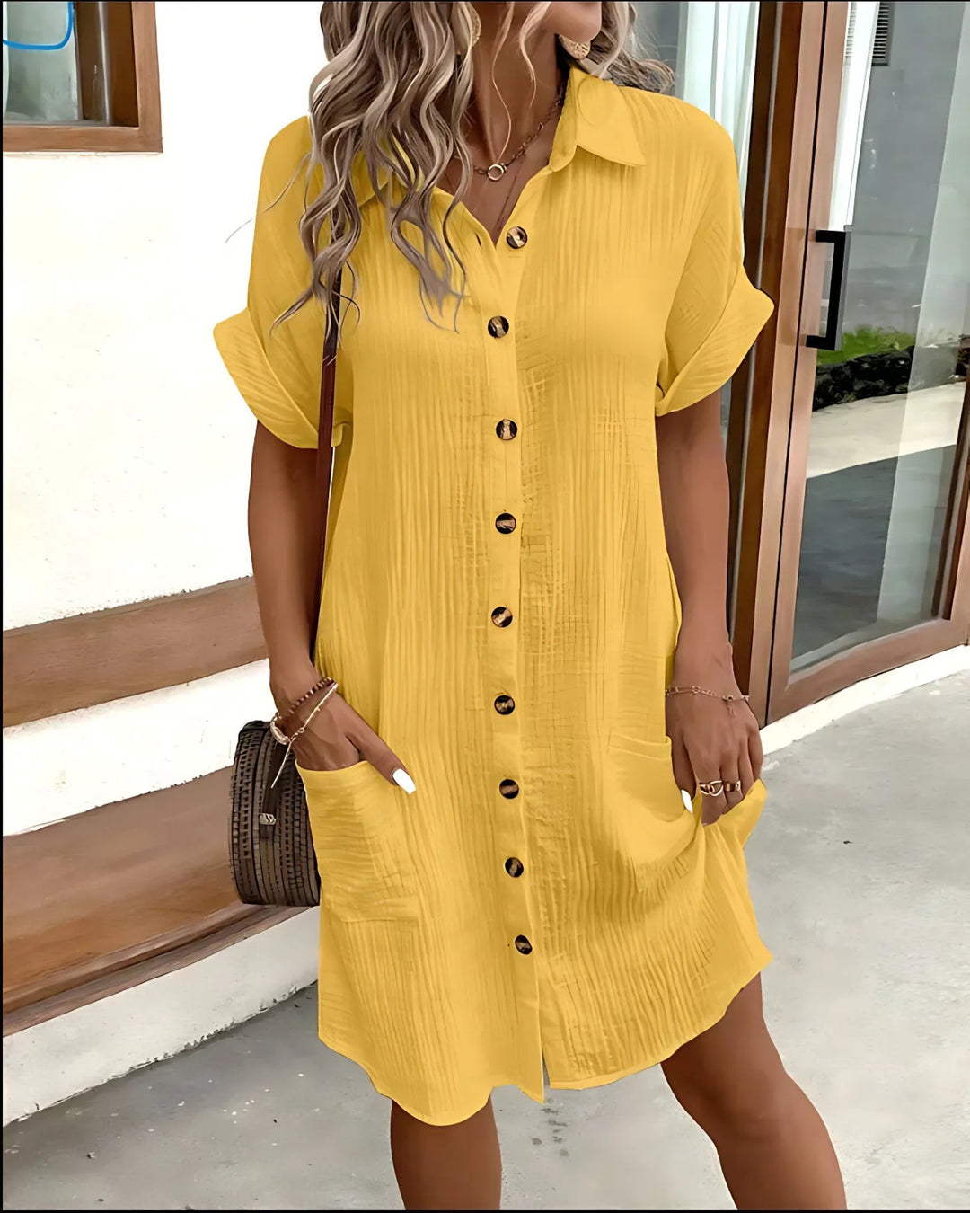 Honoria | Oversized Polo Dress