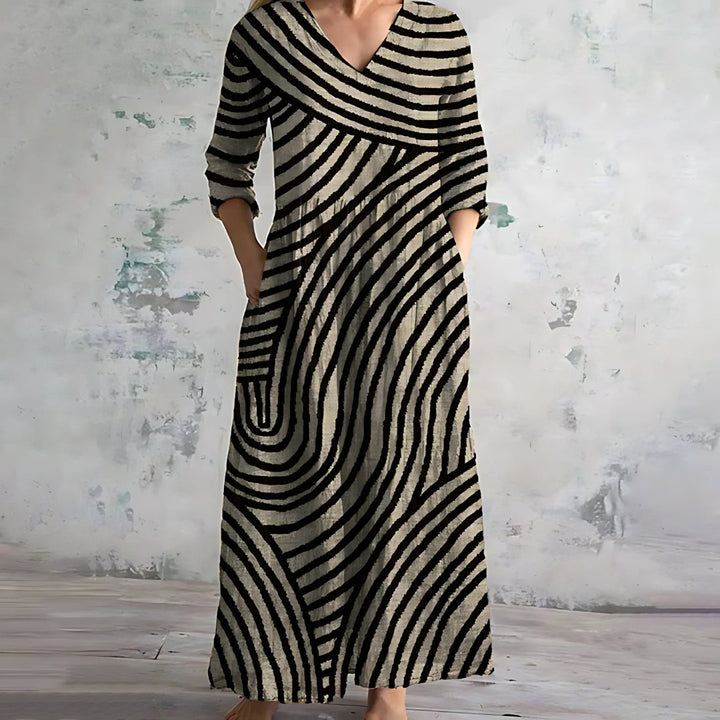 Vittoria | Vintage Striped Dress