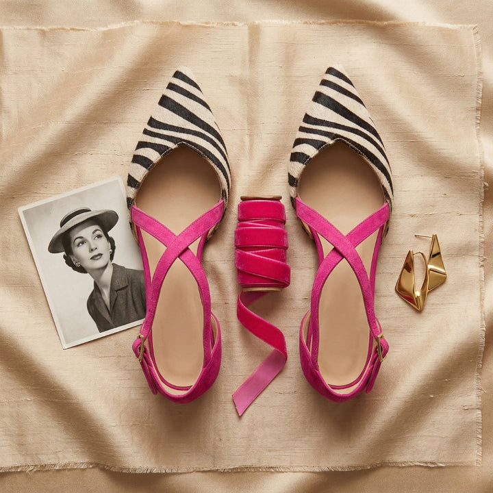 Megan | Ballet Flats with Straps