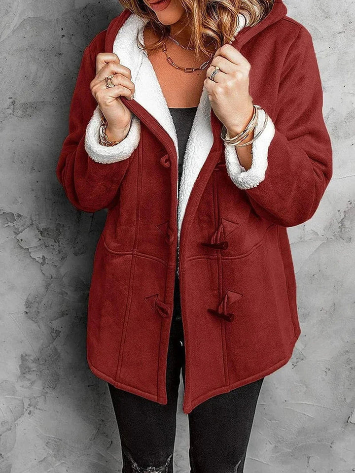 Genevieve | Hooded Toggle Winter Coat
