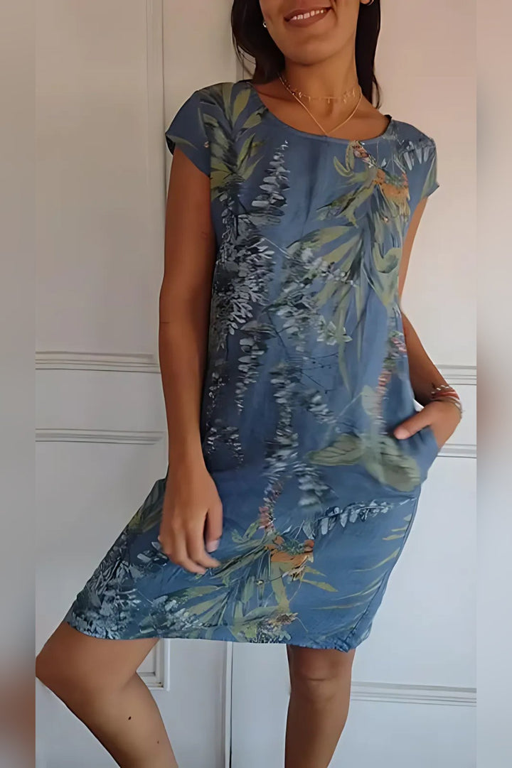 Fenella | Comfy Round Neck Dress