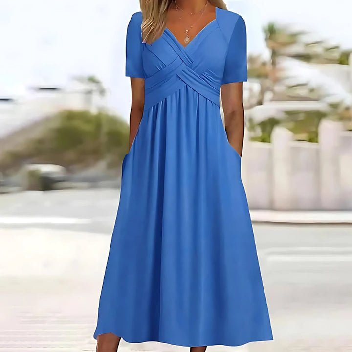 Valda | Elegant Dress with Tummy Coverage