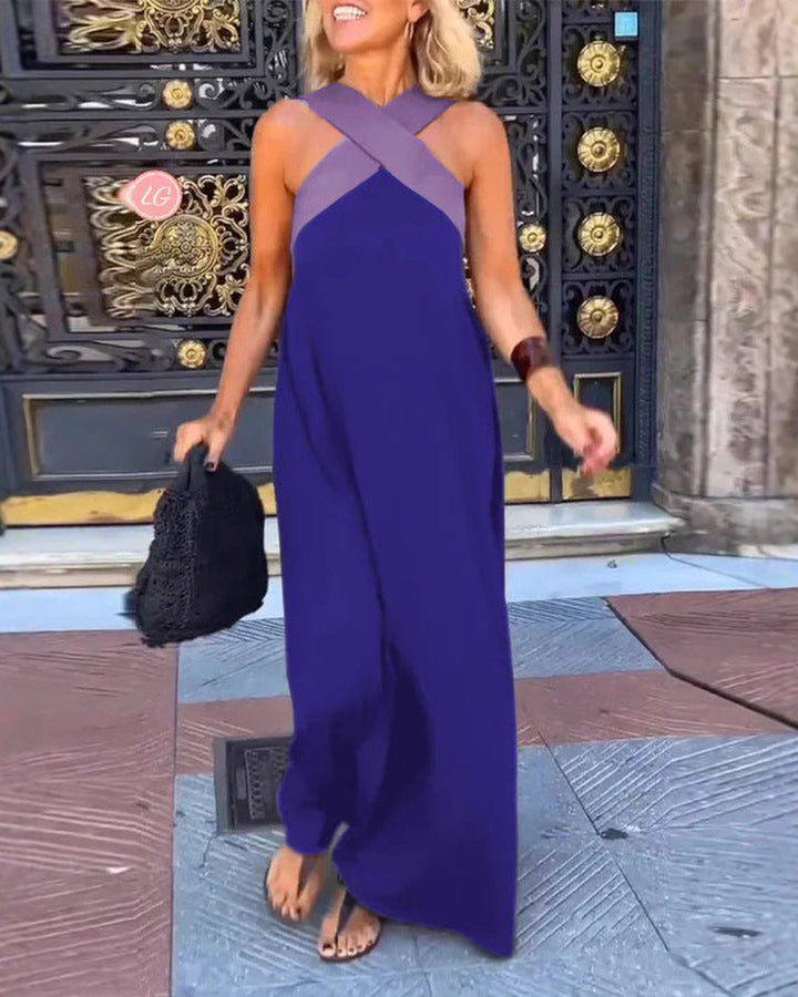 Marlena | Breathable Comfortable Crossed Maxi Dress