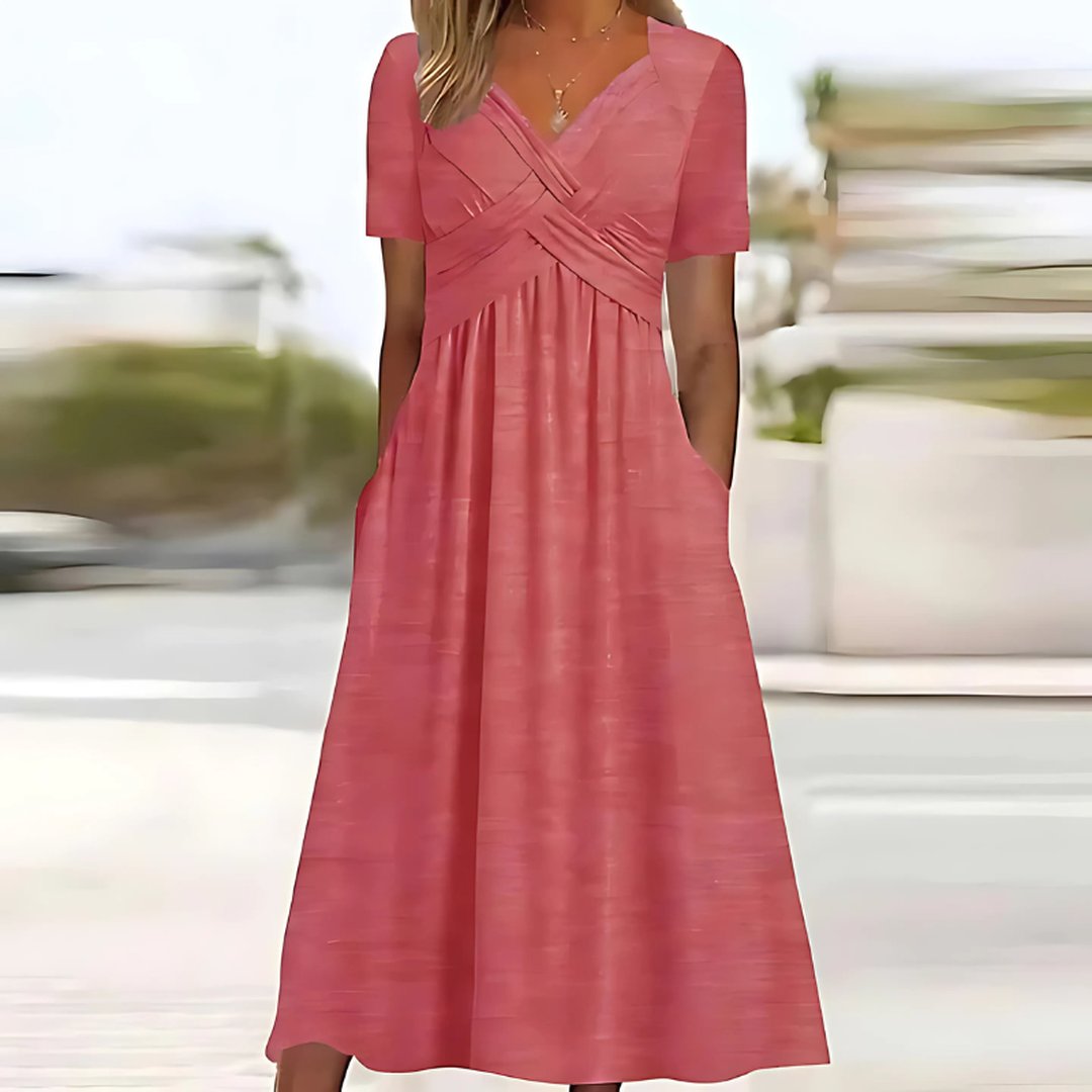 Valda | Elegant Dress with Tummy Coverage