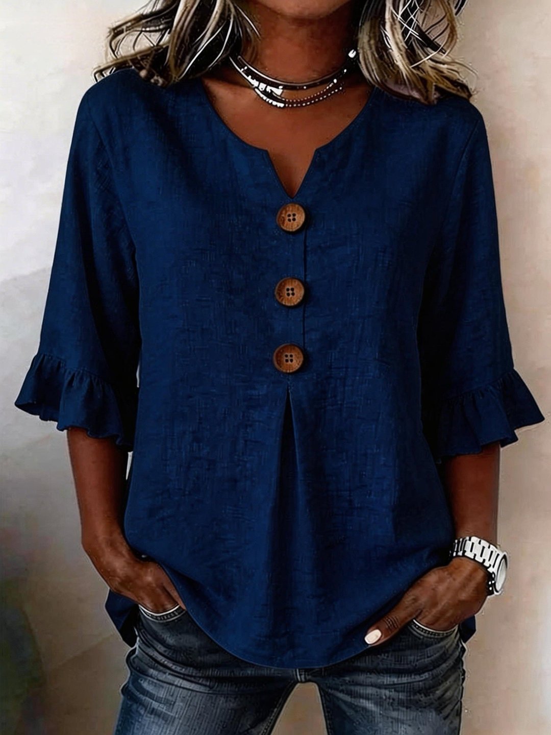 Thelma | Ruffled Blouse