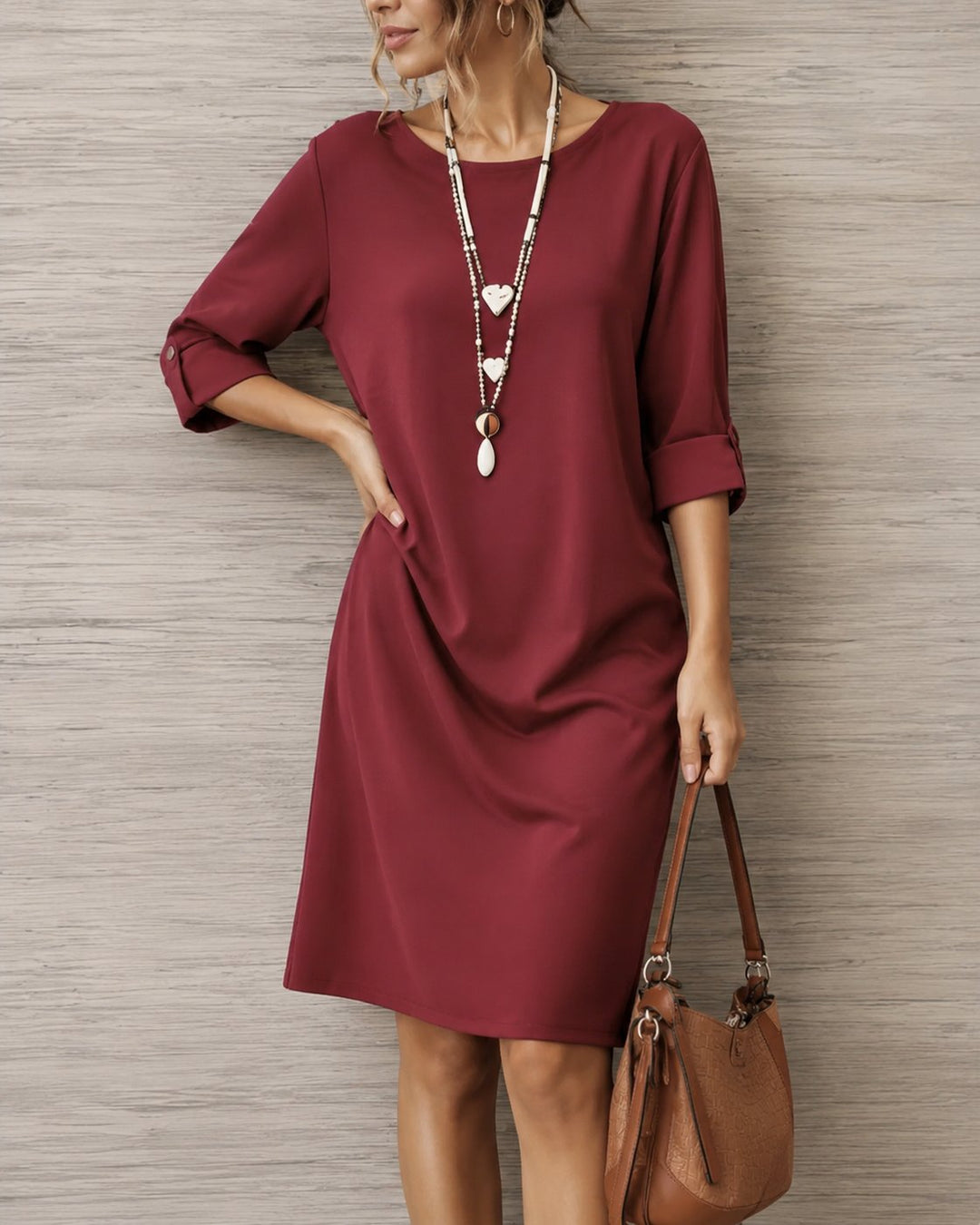 Rosette | Tummy-Concealing Midi Dress