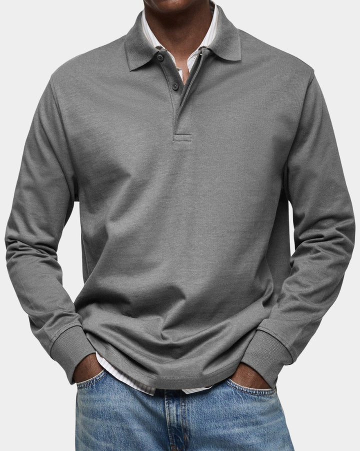 Godfrey | Classic Long-Sleeve Polo Shirt