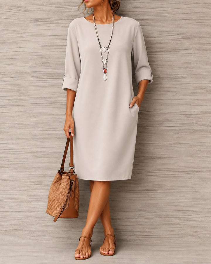 Rosette | Tummy-Concealing Midi Dress