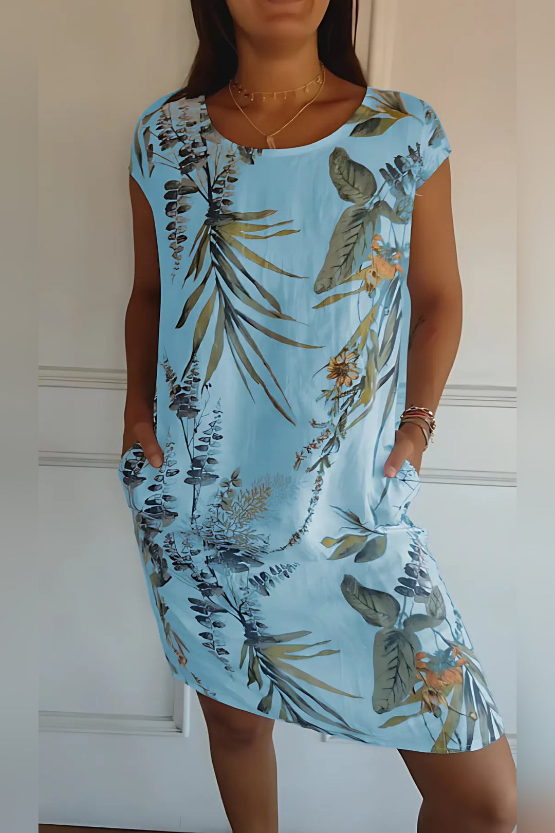 Fenella | Comfy Round Neck Dress