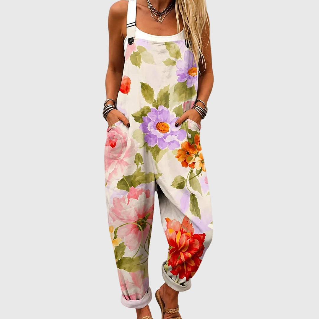 Tana | Floral Overalls