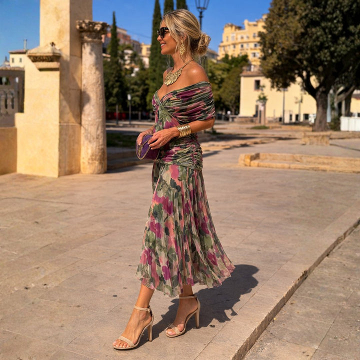 Lizzie | Off Shoulder Maxi Dress