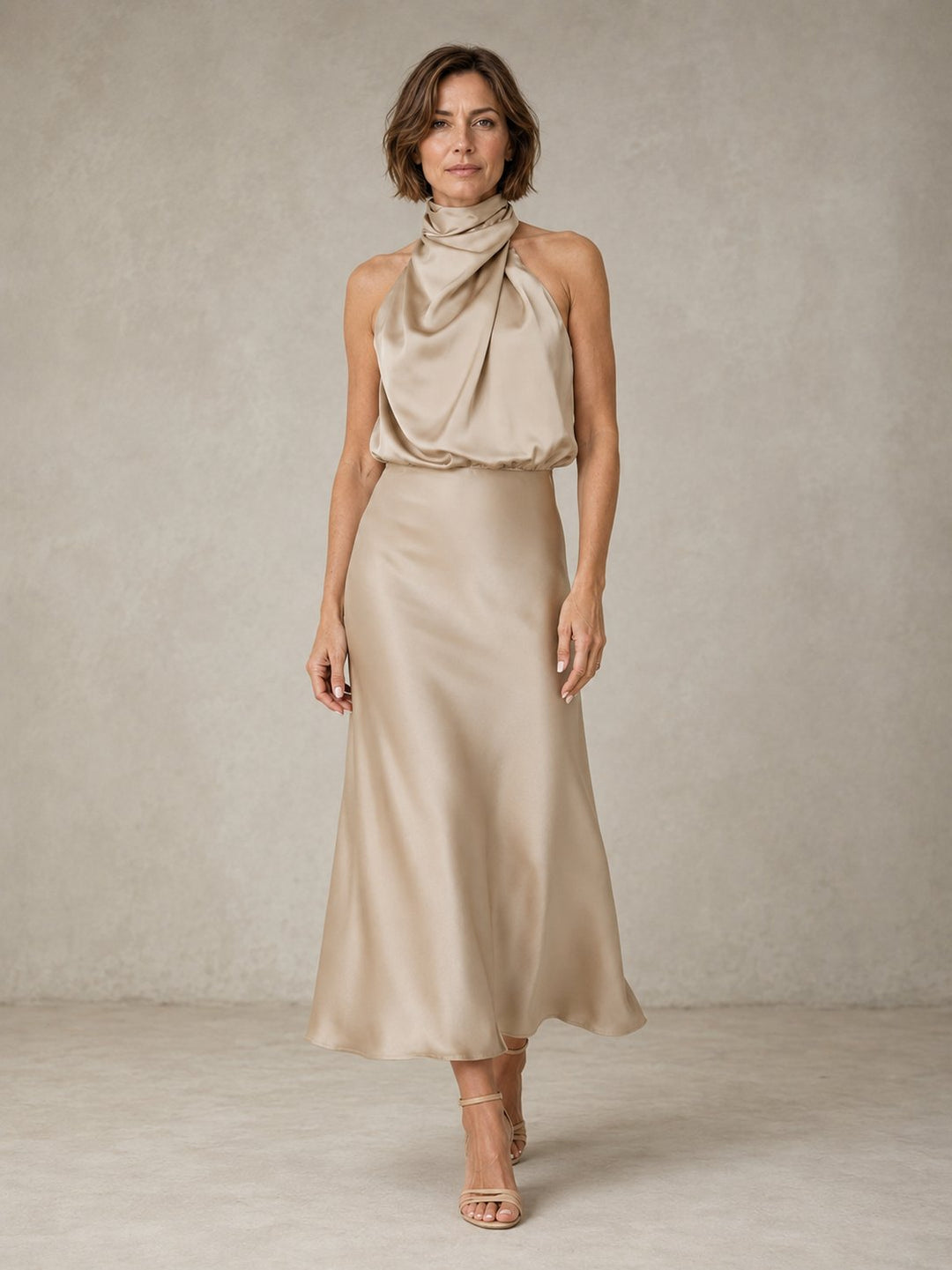 Lura | Halter Evening Dress