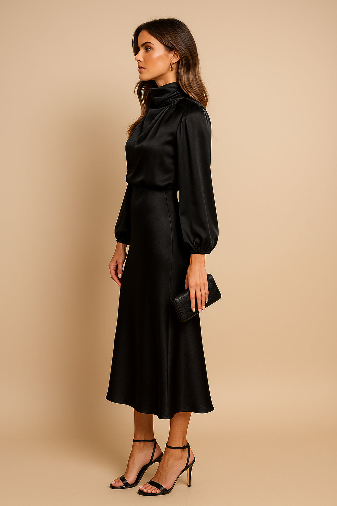 Dorothea | High Waist Midi Dress