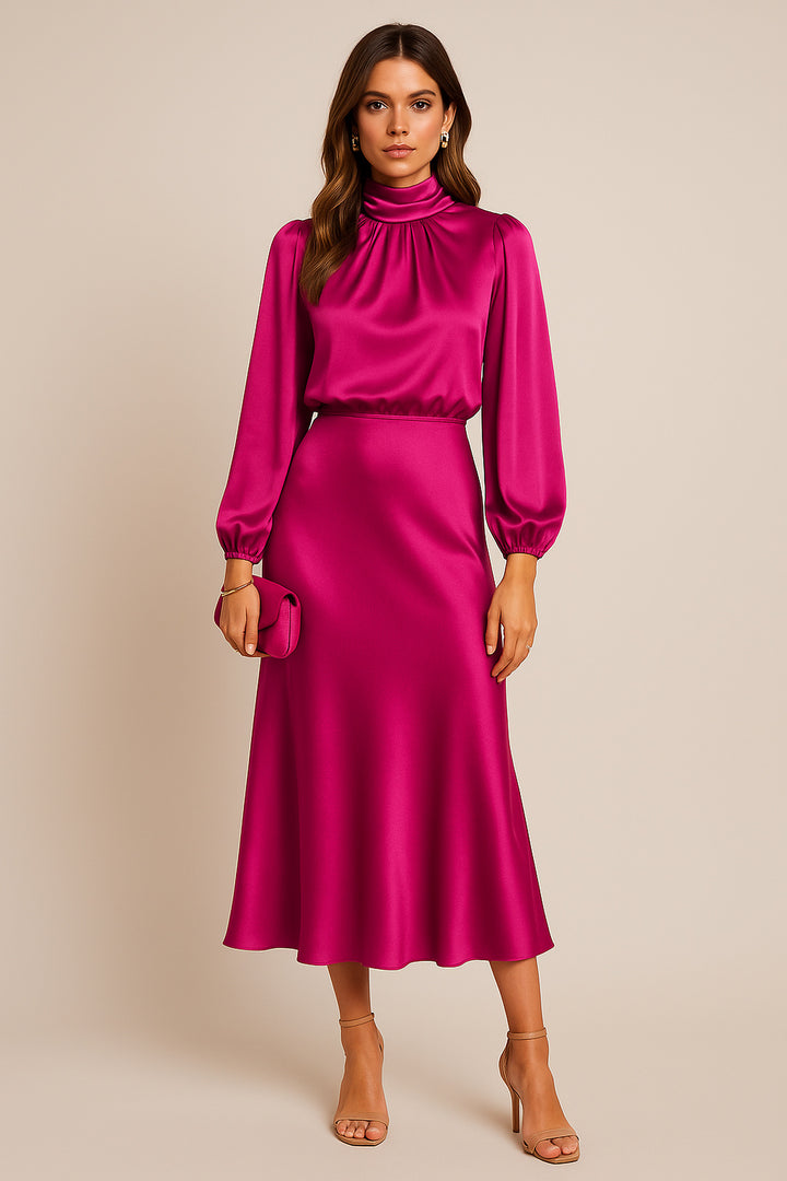 Dorothea | High Waist Midi Dress