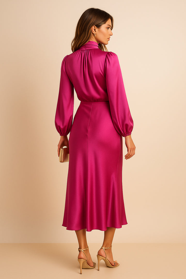 Dorothea | High Waist Midi Dress