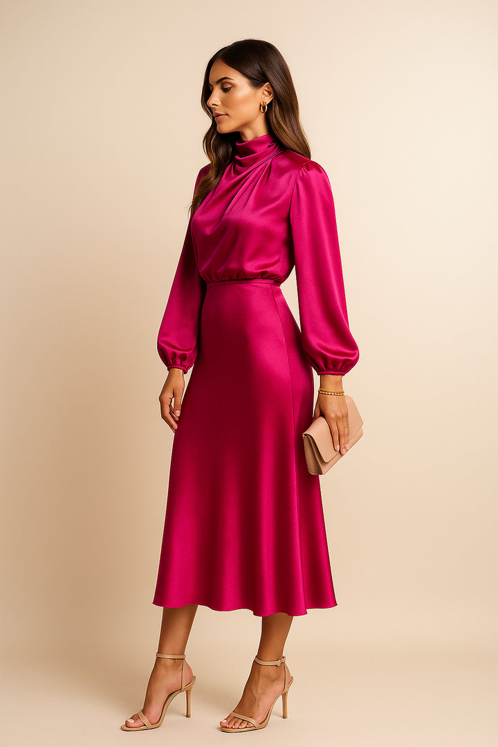 Dorothea | High Waist Midi Dress
