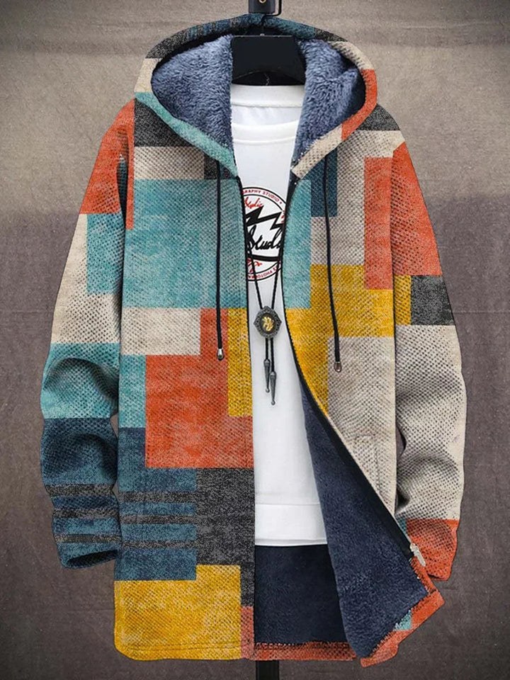 Claudia | Luxurious, artistically inspired zip-up hoodie
