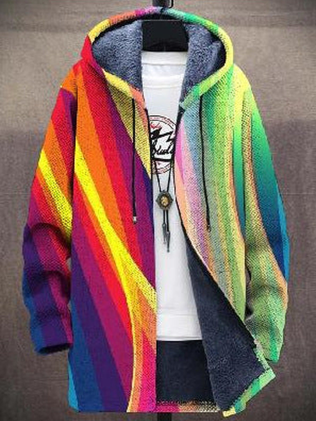 Felicity | Luxurious, artistically inspired zip-up hoodie