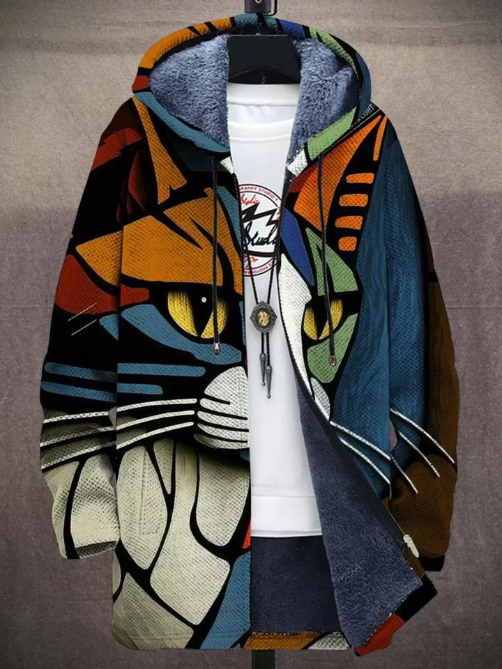 Felicity | Luxurious, artistically inspired zip-up hoodie