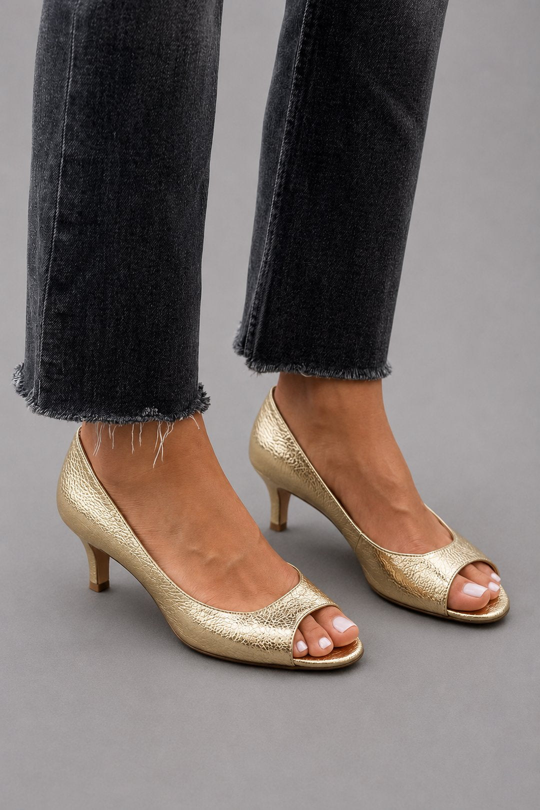 Pattie | Low Heel Open Toe Sandals
