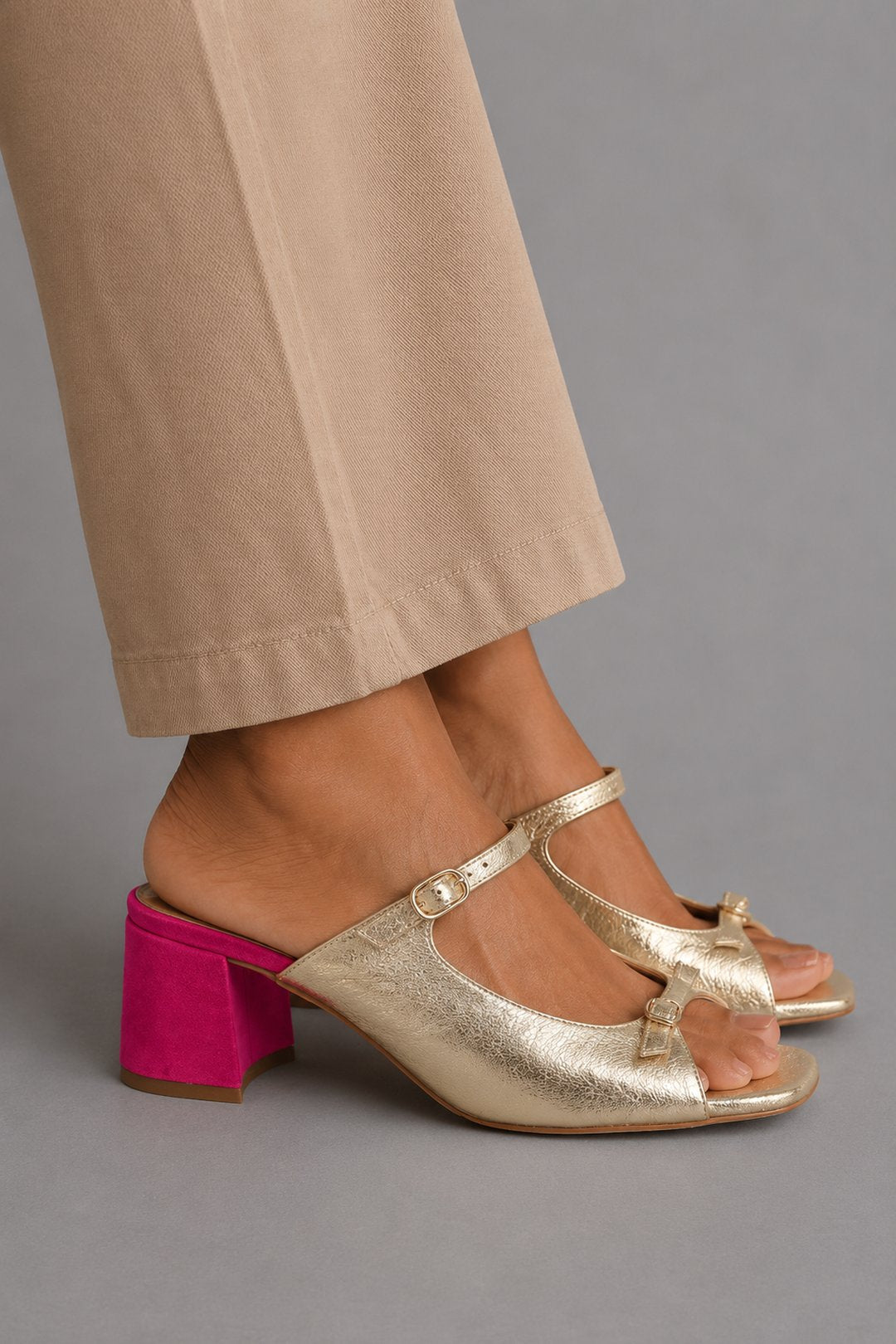 Soledad | Block Toe Heeled Sandals