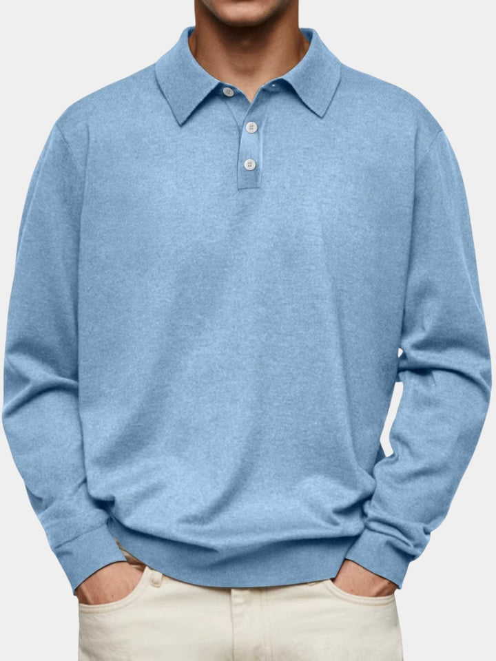 Trevor | Long-Sleeve Polo Shirt