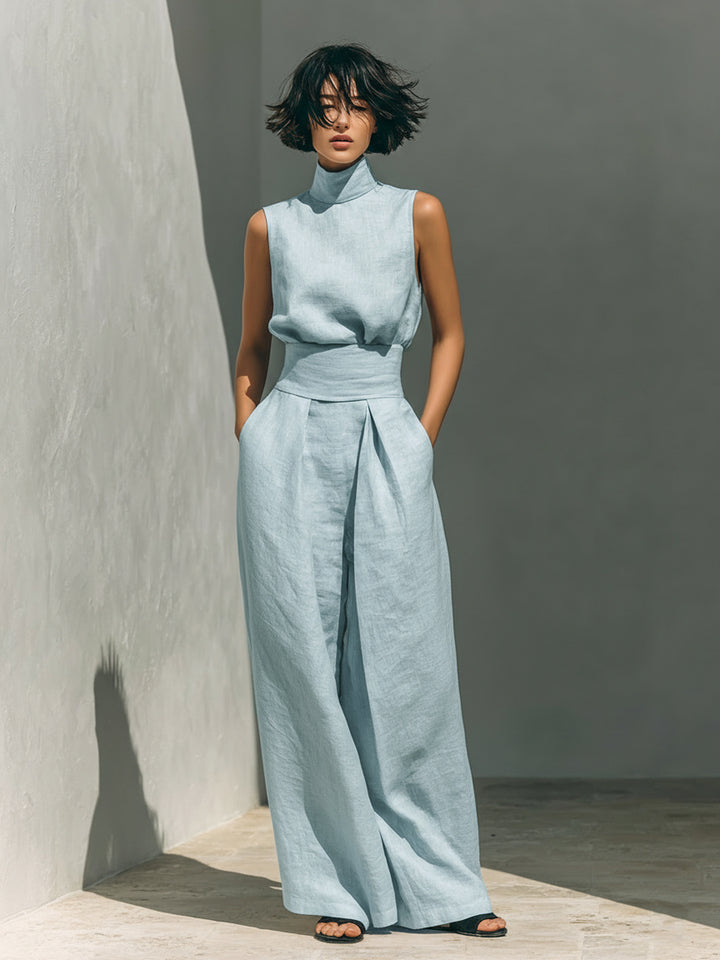 Bridget | Wide-Leg Cotton Set