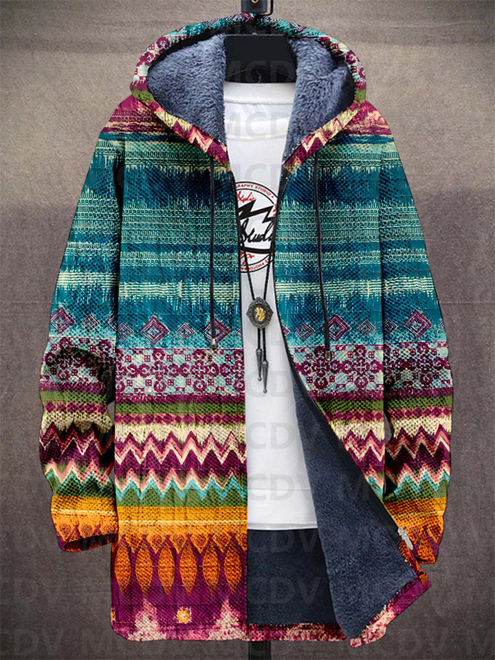 Vivica | Luxurious, artistically inspired zip-up hoodie
