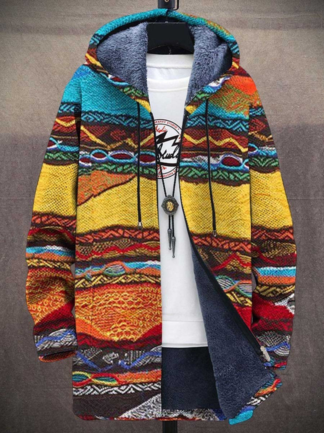 Veronica | Luxurious, artistically inspired zip-up hoodie