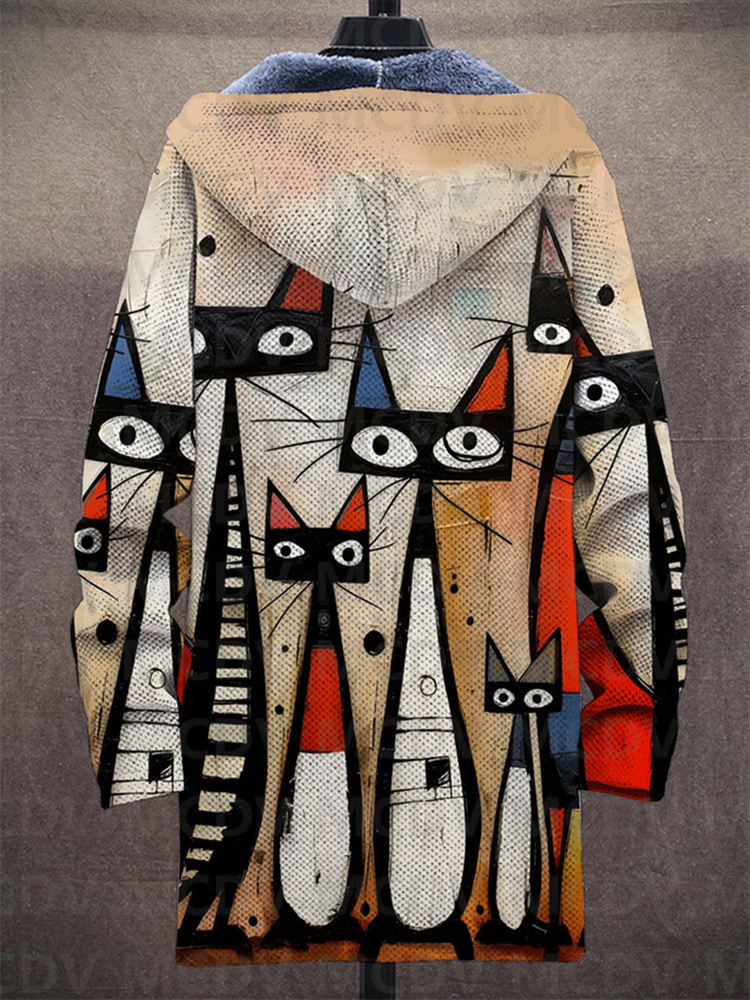 Margaret | Luxurious, artistically inspired zip-up hoodie