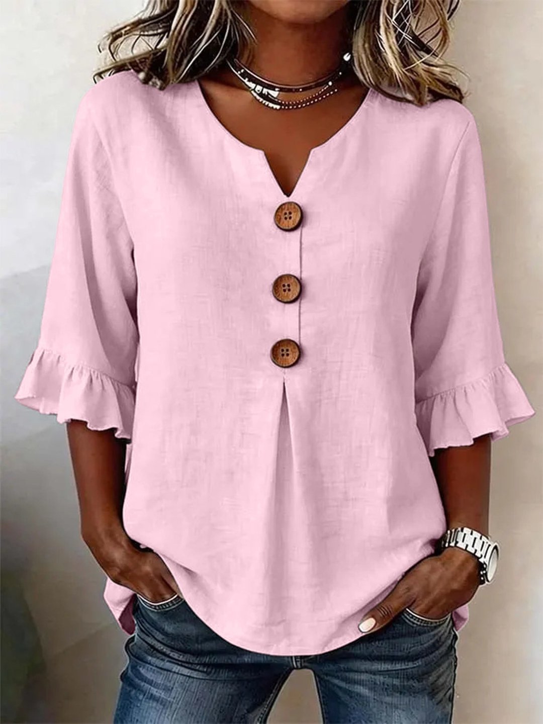 Thelma | Ruffled Blouse